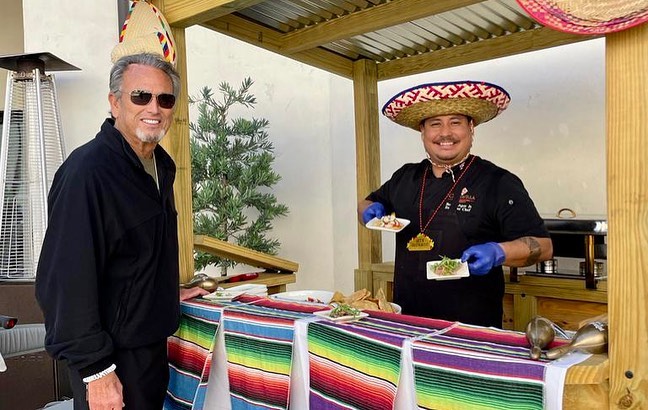 Cinco De Mayo 5 Residents and guests at the Cinco de Mayo event.