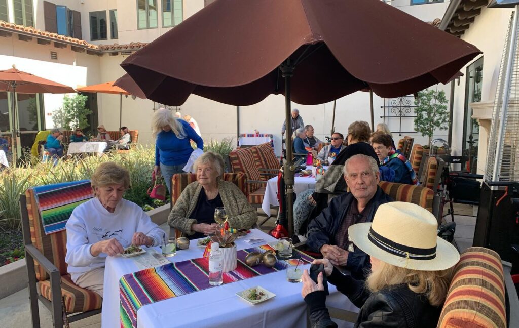 Cinco de Mayo 4 Residents and guests at the Cinco de Mayo event.