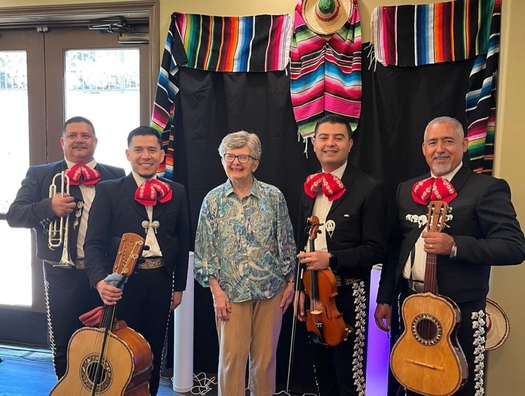 Cinco de Mayo 6 Residents and guests at the Cinco de Mayo event.