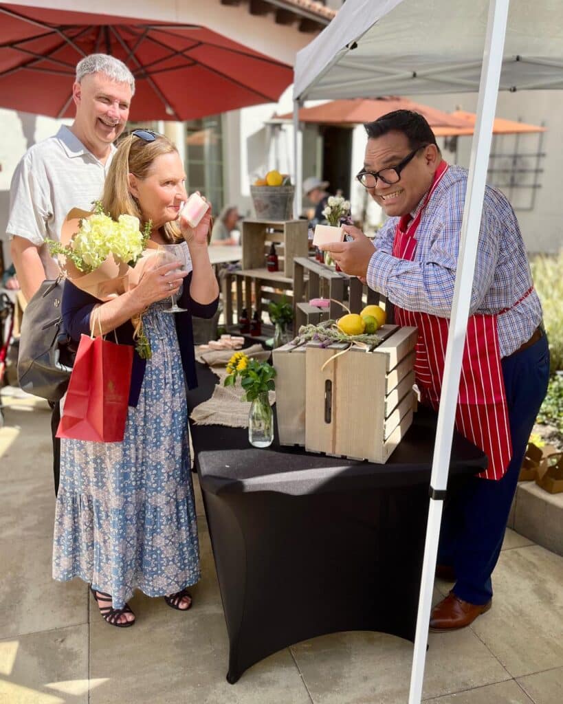 Farmer's Market 3 Residents and guests at the Farmer's Market Event.