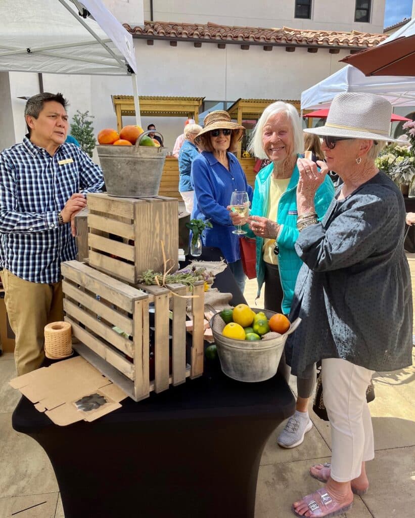 Farmers Market 6 Residents and guests at the Farmer's Market Event.